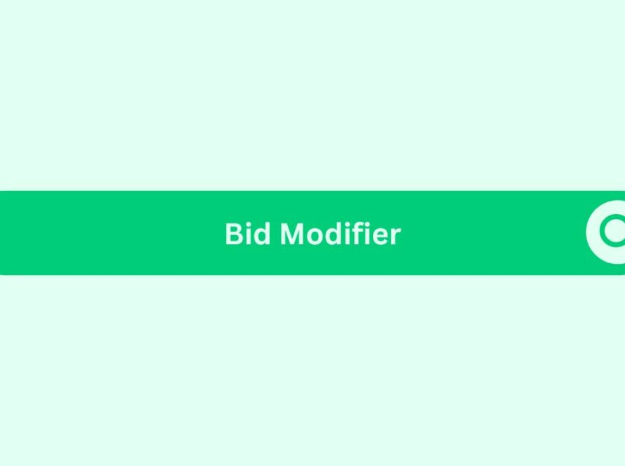 Bid Modifier - Marketing Glossary
