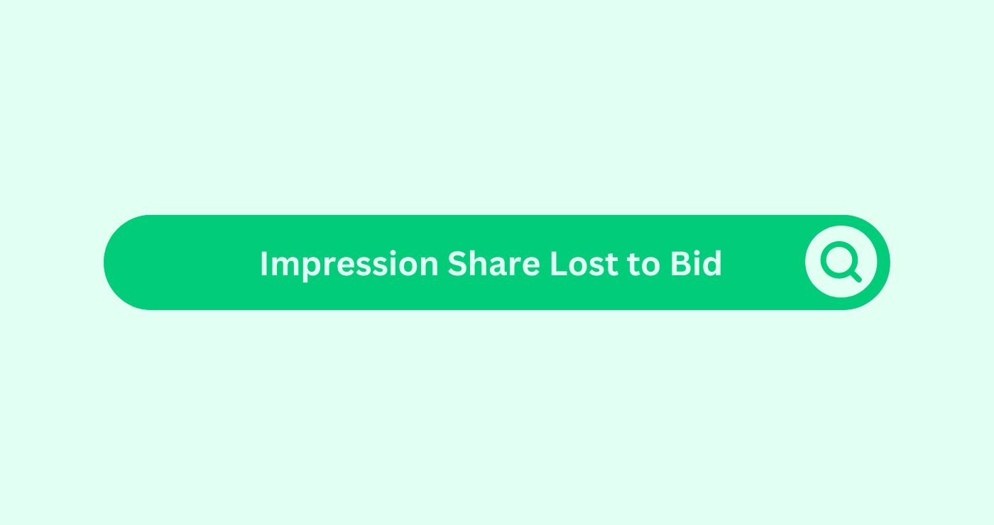 Impression Share Lost to Bid - Marketing Glossary