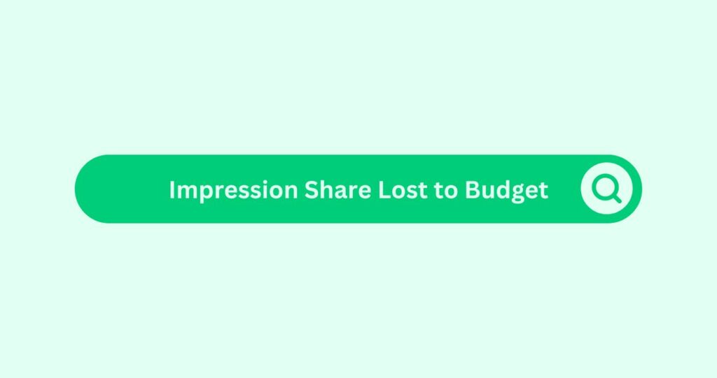 Impression Share Lost to Budget - Marketing Glossary