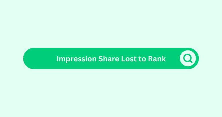 Impression Share Lost to Rank - Marketing Glossary