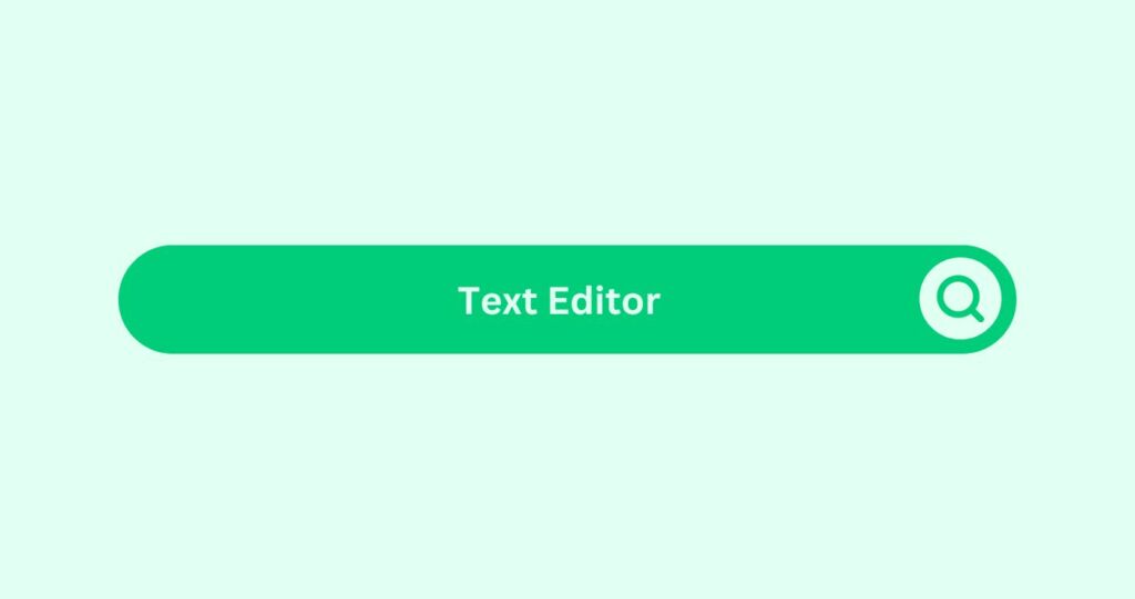 Text Editor - Marketing Glossary