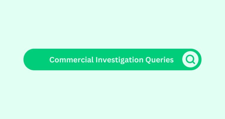 Commercial-investigation-queries: Marketing Glossary