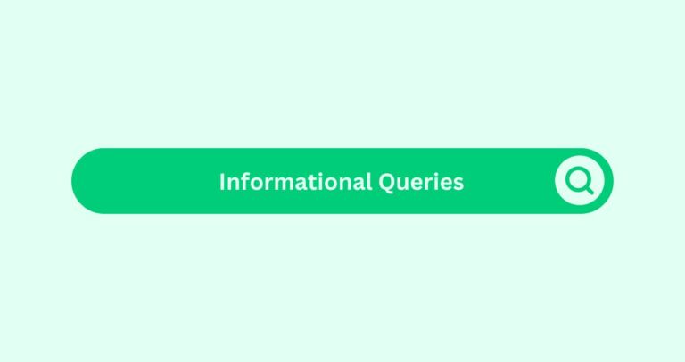 Informational-queries- Marketing Glossary