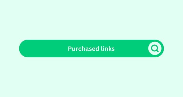 Purchased-links -Marketing Glossary