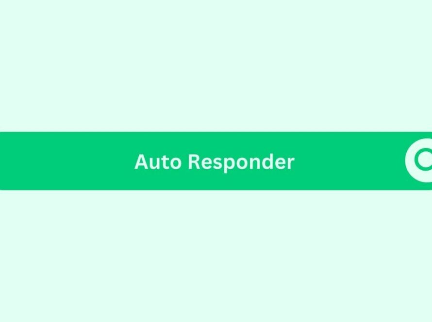 Autoresponder- Marketing Glossary