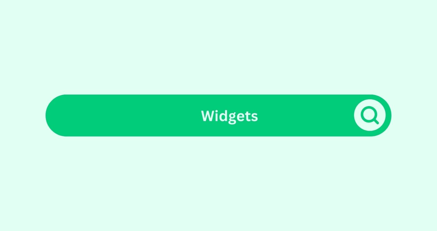 Widgets- Marketing Glossary