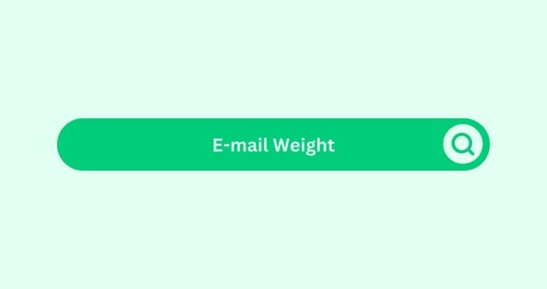 Email-Weight- Marketing Glossary