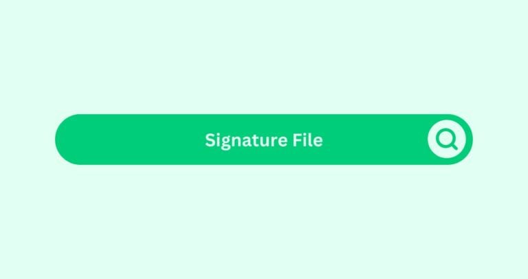 Signature-File-- Marketing Glossary