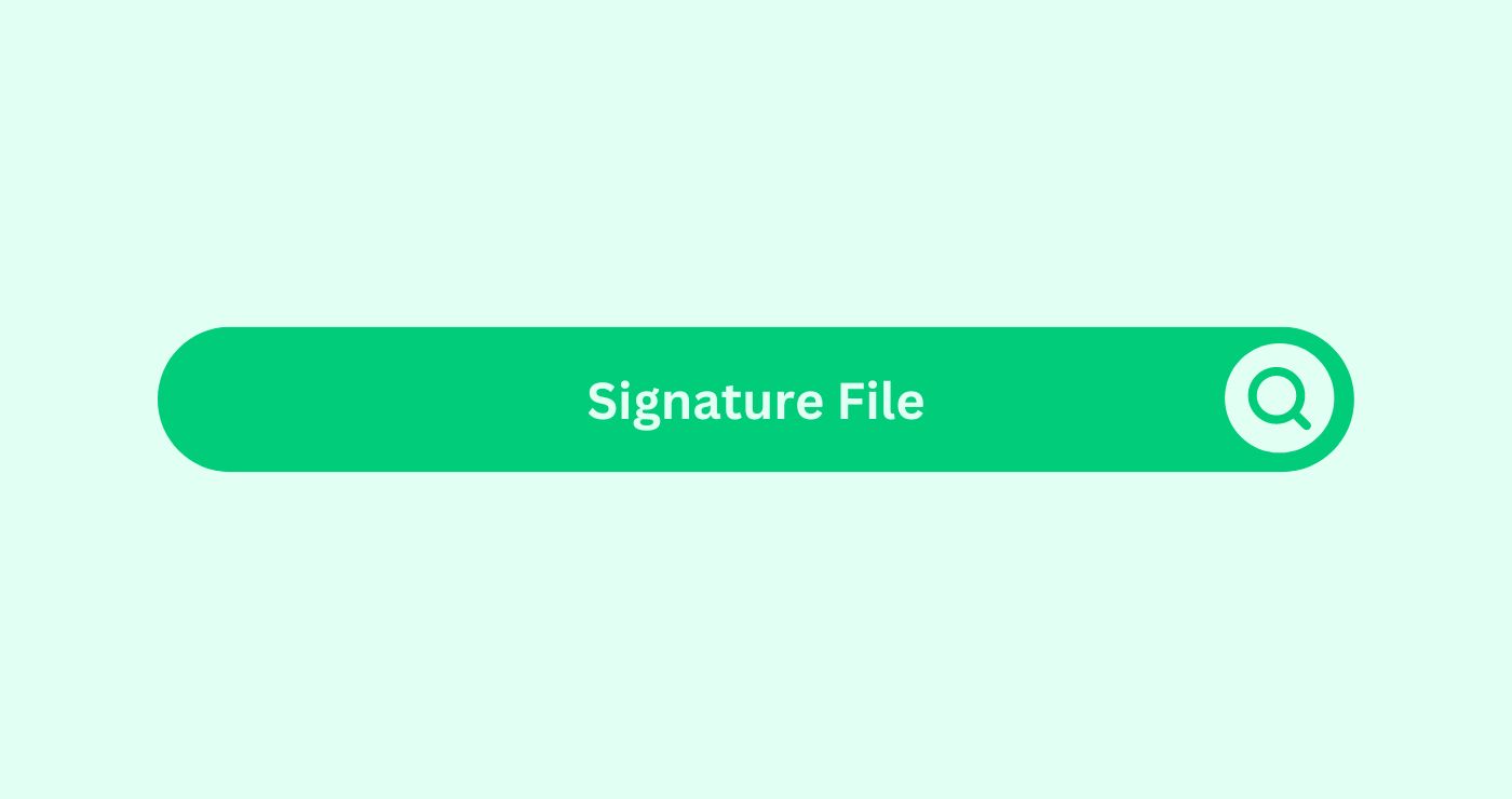 Signature-File-- Marketing Glossary