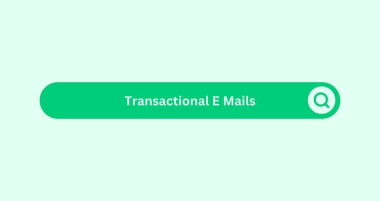 Transactional-emails- Marketing Glossary