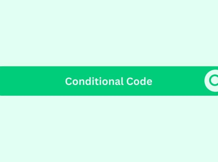 Conditional-code- Marketing Glossary