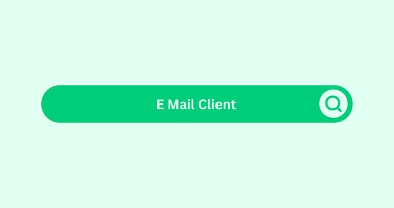 Email Client- Marketing Glossary