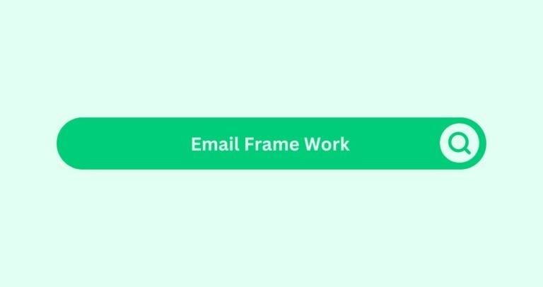 Email-framework- Marketing Glossary