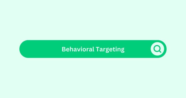 Behavioural Targeting