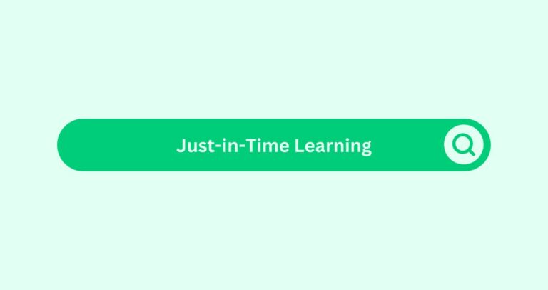 Just-in-Time Learning