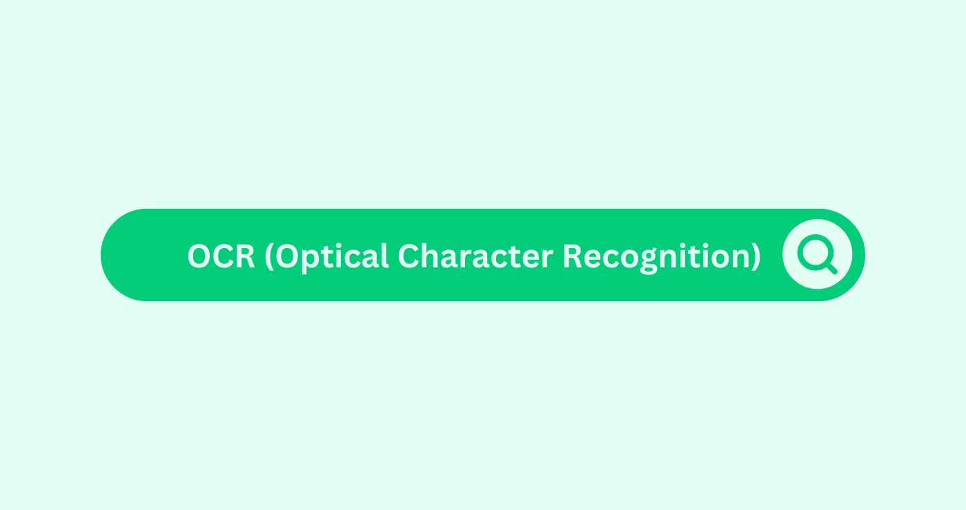 OCR (Optical Character Recognition)