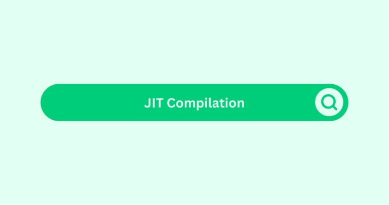 JIT Compilation