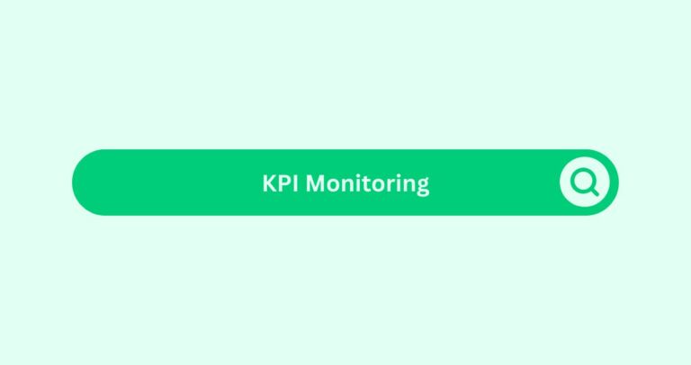 KPI Monitoring