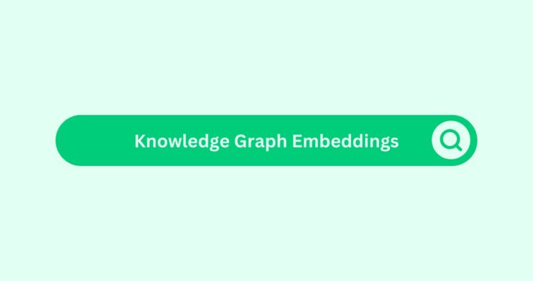 Knowledge Graph Embeddings