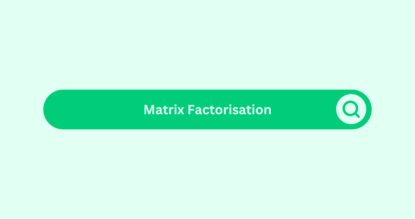 Matrix Factorisation